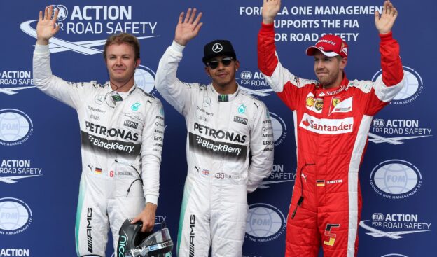 Top 3 qualifyers 2015 Austria: 1. Hamilton 2. Rosberg 3. Vettel