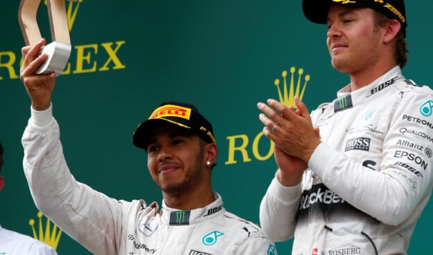 Nico Rosberg & Lewis Hamilton