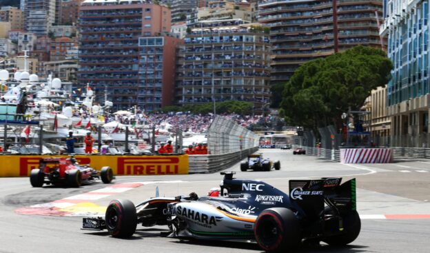 Nico Hulkenberg, Force India VJM08 at Monaco