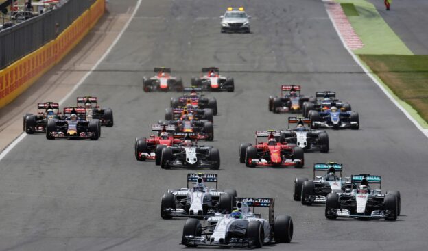 Start of 2015 British F1 GP