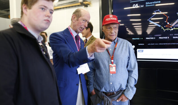 Niki Lauda (right)