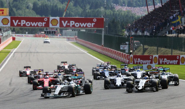 Start of the 2015 F1 GP