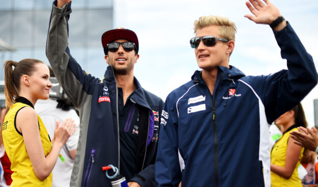 Daniel Ricciardo and Marcus Ericsson