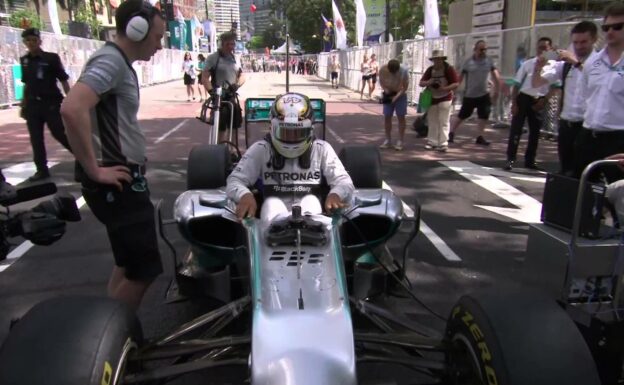 Mercedes F1 Demo Kuala Lumpur 2014