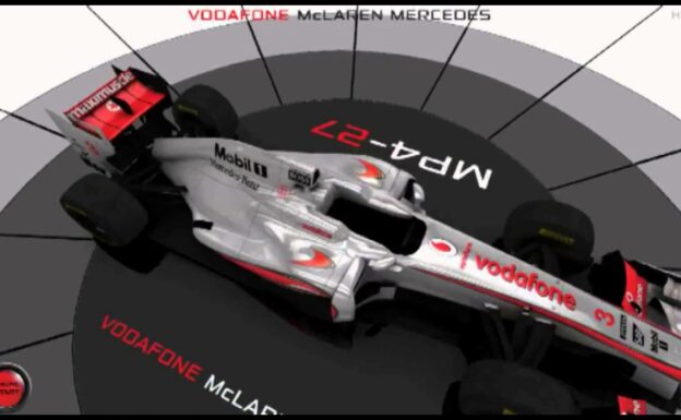 Vodafone McLaren Mercedes MP4-27 App Preview