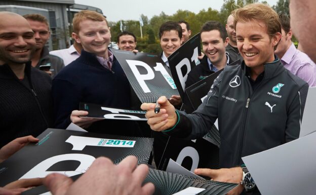 Nico Rosberg at the #W05LDCHAMPIONS Celebrations!