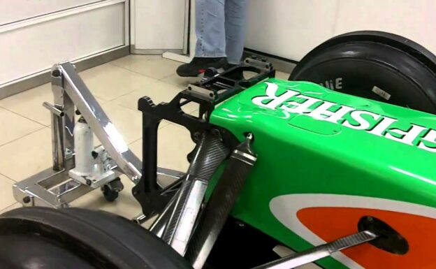 VJM 03 - Stripped Down. Being transported to Singapore