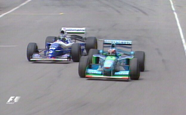 Schumacher And Hill Collide In Title Showdown | 1994 Australian Grand Prix