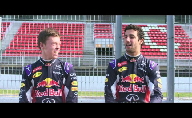 Daniil Kvyat teaches Daniel Ricciardo some Russian - Clip 2