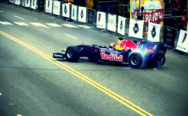 F1 on the streets of the Domincan Republic - Jaime Alguersuari