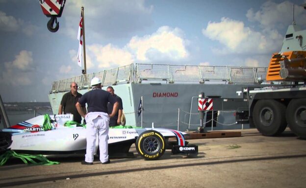 Williams joins forces with the Royal Navy