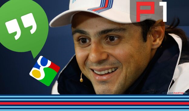 Felipe Massa live chat with fans on Google Hangouts