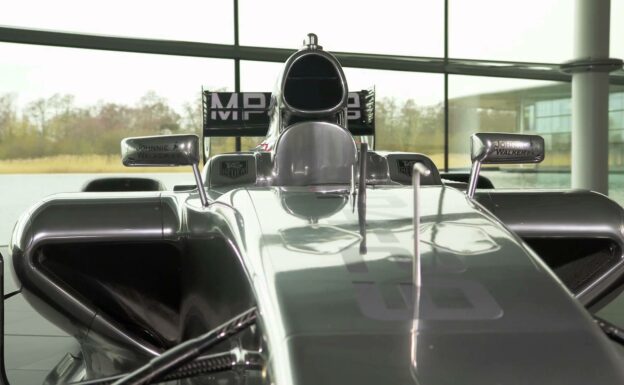 Close up video McLaren MP4-29 F1 car