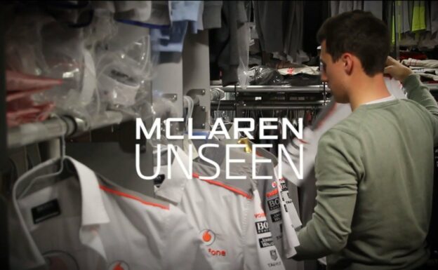 McLaren Unseen - Inside the clothing department