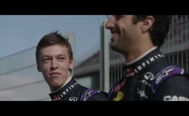 Daniel Ricciardo teaches Daniil Kvyat some Aussie Lingo - Clip 1