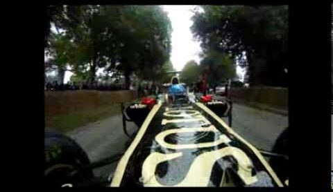 On Board with Lotus F1 Team at the 2012 Goodwood Festival of Speed