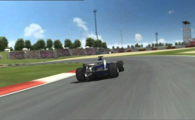 Animated onboard lap F1 circuit Nurburgring German Grand Prix 2011