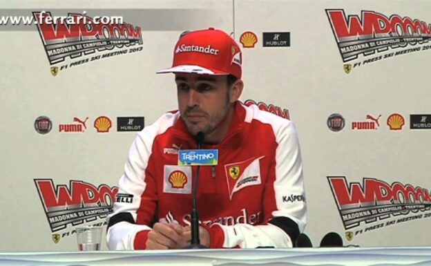 Fernando Alonso press conference at Wrooom! 2013