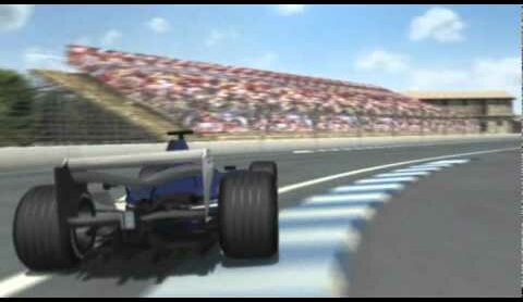 Animated onboard lap European 2010 F1 circuit at Valencia