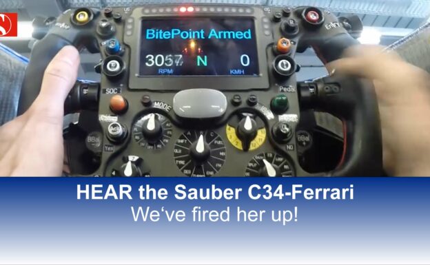 HEAR the Sauber C34-Ferrari! - Sauber F1 Team