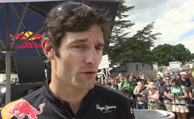 Interview Mark Webber during Goodwood Festival of Speed 2011