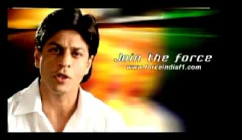 Force India F1 - Shah Rukh Khan's 'Join the force'