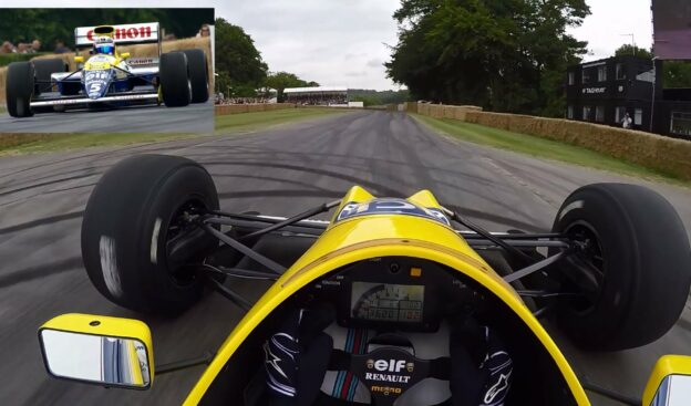 Driver's Eye: Williams FW13B at Goodwood