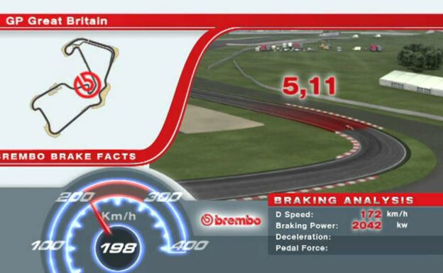 2011 Britsh F1 Grand Prix Brembo Brake Facts at Silverstone Circuit