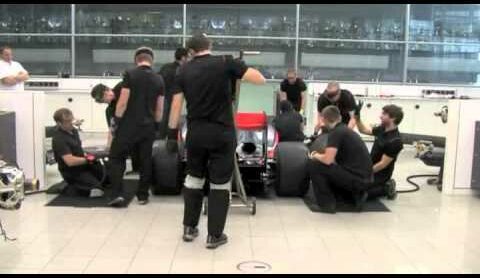 Practice Makes Perfect - McLaren's Pitstop Team at MTC pre-European Grand Prix