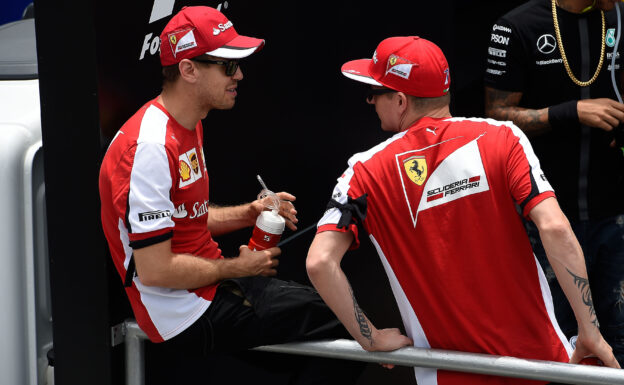 Sebastian Vettel & Kimi Raikkonen