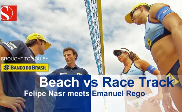 Beach vs Race Track - Felipe Meets Emanuel Rego - Sauber F1 Team