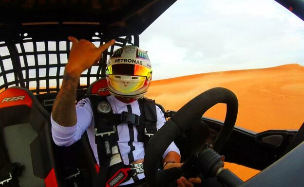 Lewis Hamilton - Onboard Dune Drifting