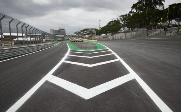 Interlagos main straight and pit entrance (2015)