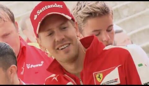 Vettel at Ferrari Racing Days