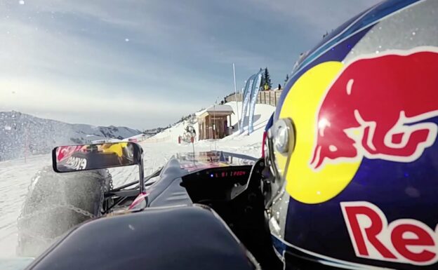 Max Verstappen F1 Show Run in the Kitzbühel Snow