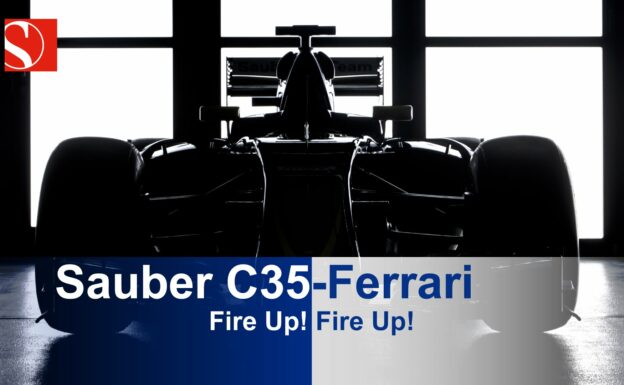 Sauber C35-Ferrari - Fire Up - Sauber F1 Team