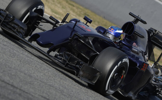 Max Verstappen driving the Toro Rosso STR11