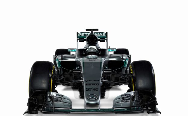 Mercedes W07 front view