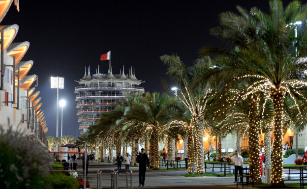 Bahrain F1 paddock