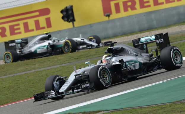 Lewis Hamilton & Nico Rosberg , Mercedes W07