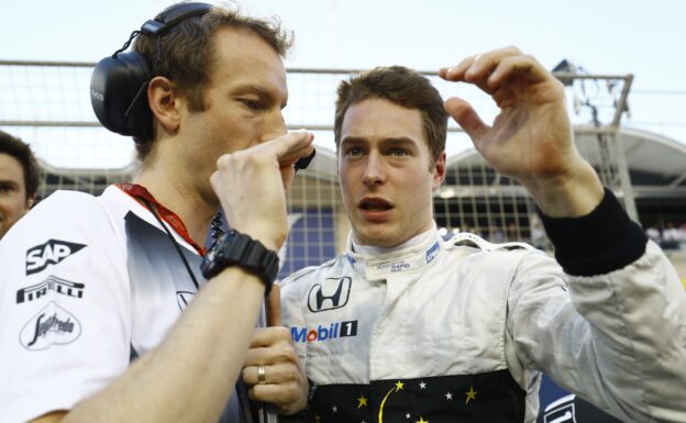 Stoffel Vandoorne on the grid.