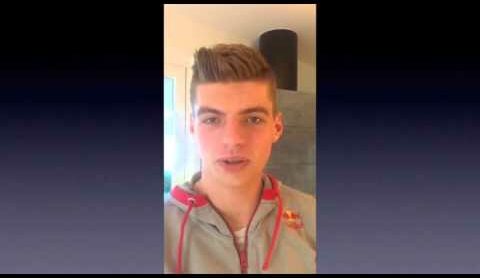 Video message from Max Verstappen