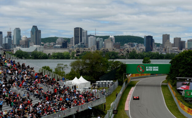 Sebastian Vettel driving his Ferrari SF16-H in Canada