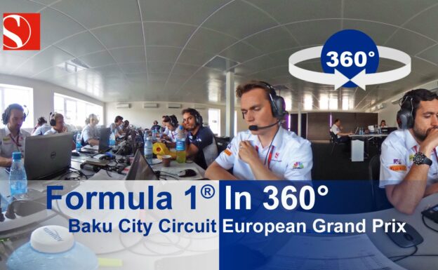 Formula One in 360° - Baku City Circuit - European Grand Prix - Sauber F1 Team