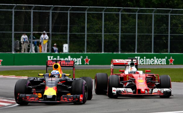 Daniel Ricciardo VS Sebastian Vettel - Red Bull VS Ferrari