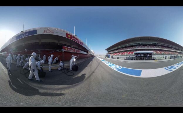 360: Williams pitstop up close