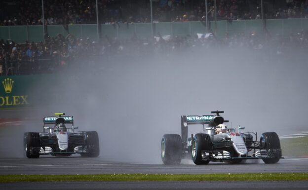 British GP F1/2016 in the rain