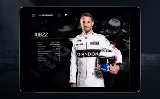 The Official McLaren-Honda App - iPad demo