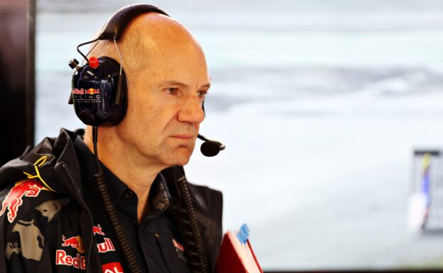 Adrian Newey, the Chief Technical Officer of Red Bull Racing in the garage during qualifying for the Formula One Grand Prix of Hungary 2016.