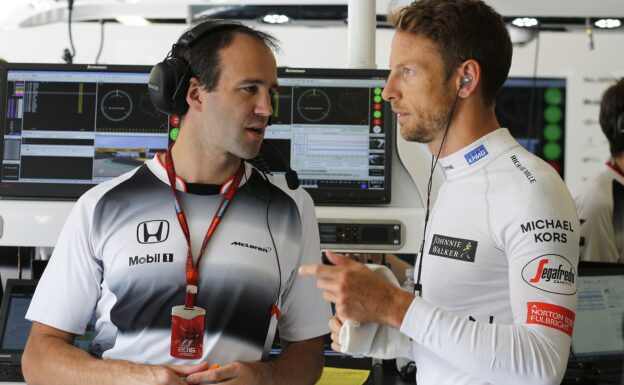 Jenson Button and Tom Stallard.